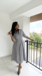 Lela Dress Houndstooth Print